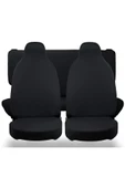 ZMR OTO AKSESUAR Fiat / Tofaş Şahin Oto Servis Kılıfı Düz Siyah Komple Set - 2