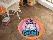 Kral Şakir Canan Lisanslı Yuvarlak Paspas 80x80 Cm - 1