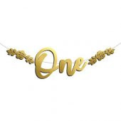 Gold One Kaligrafi Banner - 1