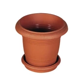 Omnipazar SY-5930 Kahverengi Yuvarlak Antik Saksı Takımı 76 lt No 6 - 1