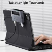 Baseus Magic Çok Fonksiyonlu Klipsli Type-C HUB 6in1 (USB3.0+SD+TF+HDMI+Type-C+3.5mm) Adaptör Çoklay - 3