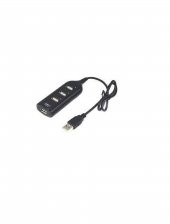 Yüksek Hızlı 4 PORT USB Çoklayıcı Çoğaltıcı 1 M Kablo HUB SWITCH - 1