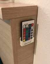 Rgb Led Işık Uzaktan Kumanda Duvar Asma Askı Tutucu Aparatı - 2