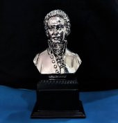 925 Ayar Gümüş Kaplama 1009 KODLU AMADEUS MOZART (BÜST) - 1