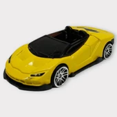 Metal Mini Arabalar  8 cm - Sarı - 2 thumbnail 1