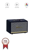 Torima D35 Siyah Nostalji Kablosuz Bluetooth Hoparlör - 1