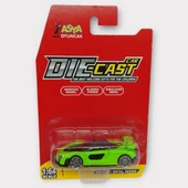 Metal Mini Arabalar  8 cm - Yeşil - 1 thumbnail 5