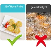 Silencare 25D01W Smart Airfryer 3 lt Yağsız Fritöz - 5
