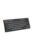 Keychron K2 Max %75 RGB Türkçe Brown Switch Kablosuz Alüminyum Çerçeve Karbon Siyah Mekanik Klavye - 3