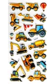 Sticker Kabartmalı Yaldızlı Stiker Çıkartma Etiket (Haa043)-23x12 cm- iş Makinası - 3