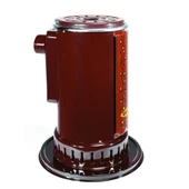 Çalışkan 102 Kahverengi Yuvarlak Arkadan Çıkışlı Soba thumbnail 3