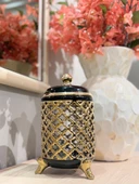 Roy King Azra Kavanoz 3'lü Set Siyah - 3