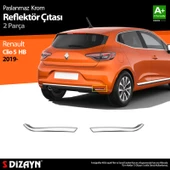 Renault Clio 5 Krom Reflektör Çıtası 2 Prç. 2019 2020 2021 2022 2023 2024 2025 thumbnail 1