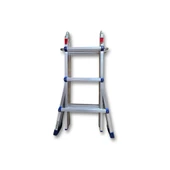 Endokon 300 cm. 10 Basamak A ve I Tipi Katlanıp Uzayabilen Mini Dev Alüminyum Merdiven - 4