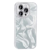 Apple iPhone 15 Pro Kılıf Kenar Bumper Parlak Desen Taşlı Esila Kapak - 2