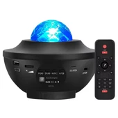 Galaxy Projektör Bluetooth Hoparlör Ios & androıd Parti Yılbaşı İçin Gece Lambası - 1