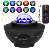 Galaxy Projektör Bluetooth Hoparlör Ios & androıd Parti Yılbaşı İçin Gece Lambası - 2