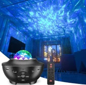 Galaxy Projektör Bluetooth Hoparlör Ios & androıd Parti Yılbaşı İçin Gece Lambası - 4