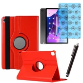 Lenovo Tab M10 Plus TB 125FU 3 Nesil Uyumlu Kılıf Ekran Koruyucu Ve Kalem Set - 1