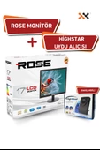 Rose 17" 43 Ekran 12v Full Hd Karavan - Tekne - Yat Lcd Monitör Tv ve Highstar Dahili Wifili Uydu Alıcısı - 1