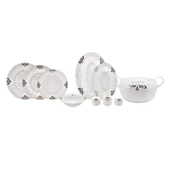 Karaca Fine Pearl Selina 62 Parça 12 Kişilik İnci Yemek Takımı - 1