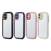 Apple iPhone 11 Kılıf Renkli Dizayn Kamera Çerçeve Korumalı Vitamin Kapak - 2