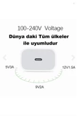 Orjinal Iphone 15 Plus Uyumlu Hızlı Şarj Adaptörü 20w Usb-c Power Adaptör - 7