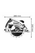 Bosch Gks 190 Daire Testere 190 mm 1400 Watt - 5