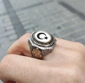 Aqua Taşlı  Gümüş Yüzük thumbnail 4