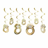 Gold Yüzük 3D Tavan Süs 11'li - 1