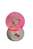 NETAVANTAJ Hello Kitty Ve Sarı Ayıcık Müzikli Işıklı Büyük Boy Kar Küresi - 2