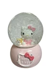 NETAVANTAJ Hello Kitty Ve Sarı Ayıcık Müzikli Işıklı Büyük Boy Kar Küresi - 1