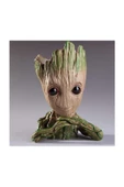 NETAVANTAJ Galaksinin Koruyucuları Baby Groot Figür Elleri Çenesinde Saksı Kalemlik Pla Büyük 15 cm - 2