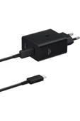 NETAVANTAJ Samsung EP-T5020X TypeC Hızlı Şarj Aleti (50W) Siyah - Samsung Türkiye Garantili - 1
