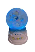 NETAVANTAJ Hello Kitty Unicorn Müzikli Işıklı Püskürtmeli Büyük Boy Kar Küresi - 2