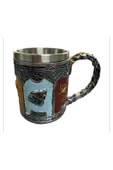 NETAVANTAJ Winter İs Coming At Kurt Game Of Thrones Figürlü Çelik Kupa - 2