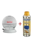 Discover Ikatem Sihirli Küre Geniş Alan Kokulandırma Makinesi Işıklı Beyaz + 1 Adet Melon Solüsyonu - 1