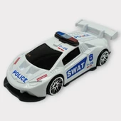 Metal Mini Polis Arabası  8 cm - Polis - 3 thumbnail 1