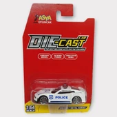Metal Mini Polis Arabası  8 cm - Polis - 1 - 5