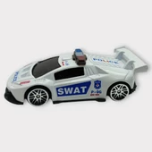 Metal Mini Polis Arabası  8 cm - Polis - 3 thumbnail 2