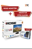 19" 49 Ekran 12V Full HD Karavan - Tekne - Yat Lcd Monitör Tv Ve Highstar Dahili Wifili Uydu Alıcısı - 1