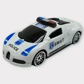 Metal Mini Polis Arabası  8 cm - Polis - 2 - 1