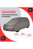 DUUCARS 3 Katlı Dolu Darbe Koruyucu TESLA Y Araba Brandası oto branda araba çadırı - 8