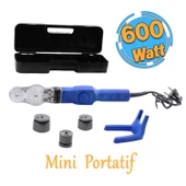 Mini Boru Kaynak Makinesi 600 W Endüstriyel Makina Pafta Seti 25 mm 20 mm 32 mm PPRC Pvc Plastik - 1