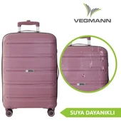 Vegmann Polipropilen (PP) Atlas Mürdüm Büyük Boy Valiz - 2