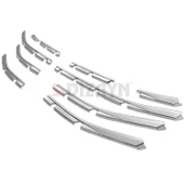 Renault Clio 5 Krom Ön Tampon Çıtası 10 Prç. 2019 2020 2021 2022 2023 thumbnail 4