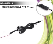 4.0mm*1.7mm Asus, Lenovo, Acer Casper Notebook Adaptörü Tamir Kablosu - 1