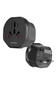 S-link SL-WL07 İngiliz Erkek Unııversal Dişi Siyah Priz Dönüştürücü Adaptör - 5