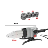 PPRC Pvc Plastik Boru Kaynak Makinesi 1500 W Endüstriyel Makina Pafta Seti 40 mm 32 mm 25 mm 20 mm - 2