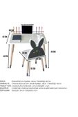 Çocuk Aktivite Masa Sandalye Takımı 2-6 yaş ( LİVA AHŞAP ) - 6